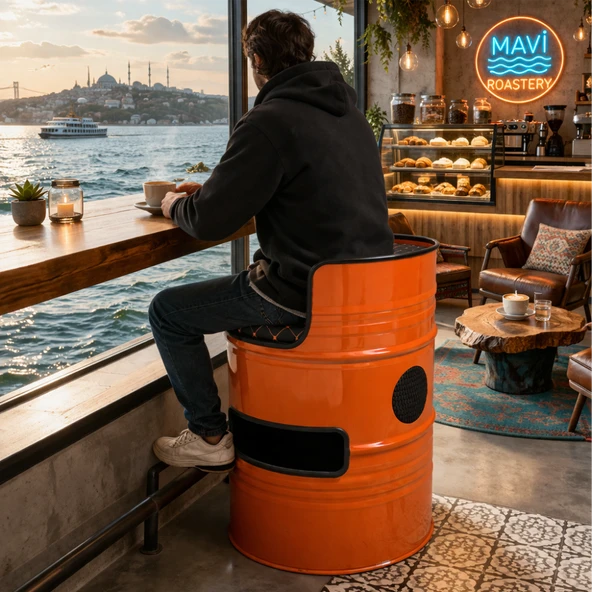 Varil Cafe Koltuğu - Bistro Koltuk ürün görseli 1