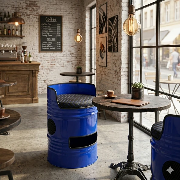 Varil Cafe Koltuğu - Bistro Koltuk - Resim 4