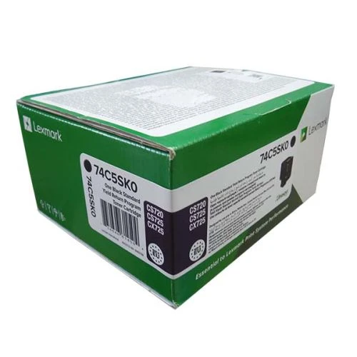 Lexmark CS720 74C5SK0 Siyah Yüksek Kapasiteli Orijinal Toner ürün görseli 1