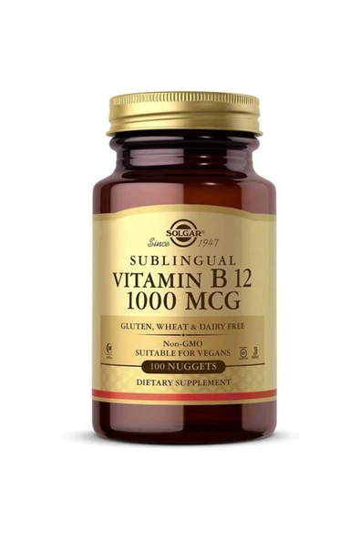 Solgar Vitamin B12 1000 Mcg 100 Tablet - Resim 2