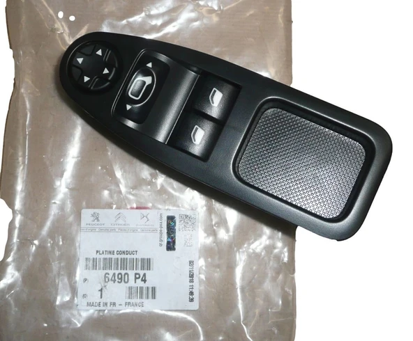 Dügme Cam Açma Expert Iıı / Jumpy Iıı / Scudo 07-14 07Sonrası (Çıftlı) Ayna Ayar Dügmelı Çerçevelı 12 Pın Sol (Oem No: 6 ürün görseli 1