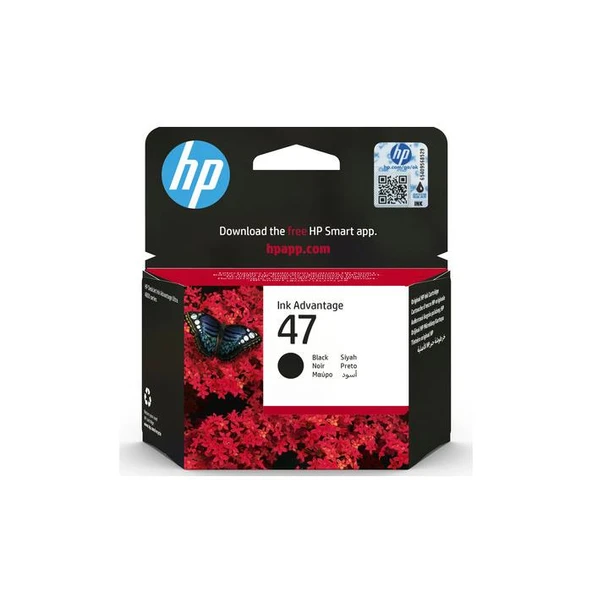 HP 47 6ZD21AE Siyah Kartuş ürün görseli 1