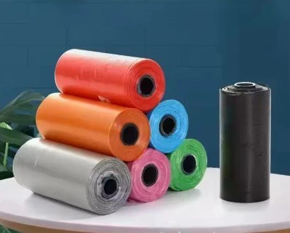 Köpek Dışkı Poşeti 4lü Düz Renk Set - Resim 2