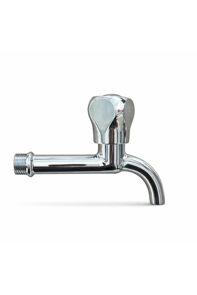 1/2'' Uzun Tip Musluk Lavabo Evye Bahçe Dış Mekan Uyumlu ürün görseli 1