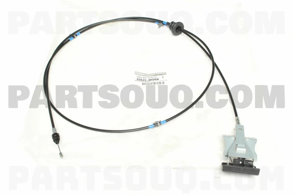 Nissan Navara 2016-2019 Kaput Açma Teli Pickup (Oem No: 65621-4Kd0A) ürün görseli 1