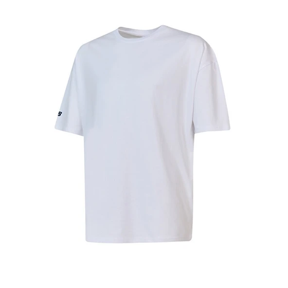New Balance   NB Lifestyle Men Tshirt Erkek Beyaz T-Shirt - MNT1602 ürün görseli 1