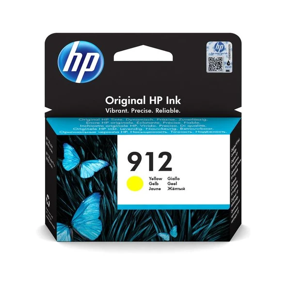 HP 912 3YL79AE Sarı Kartuş ürün görseli 1