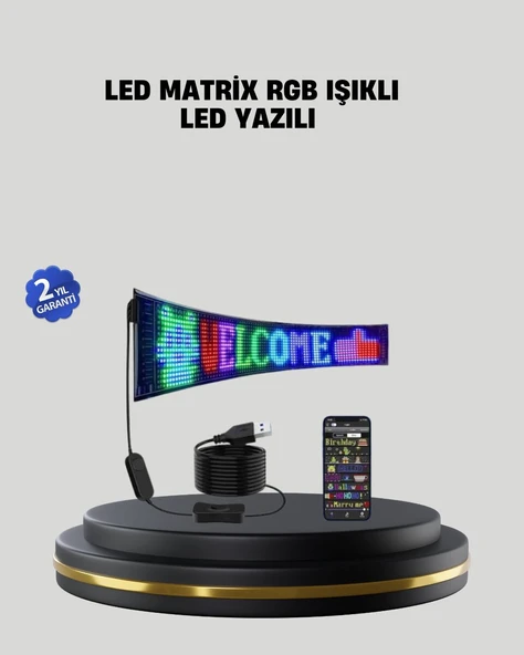 RGB LED Panel Renkli Işık Efektli Dekoratif Aydınlatma ürün görseli 1