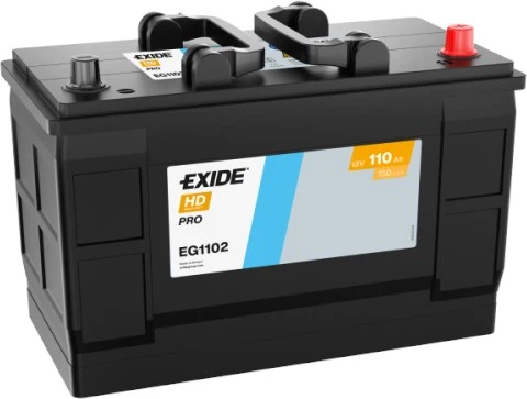 Exide EG1102 12V 110Ah 750A Hd Pro  Akü (Üretim Tarihi:2025) ürün görseli 1