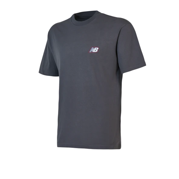 New Balance   NB Lifestyle Men Tshirt Erkek Gri T-Shirt - MNT1647 ürün görseli 1