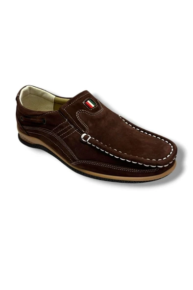PTTAVM: Master 1706-26 Hakiki Nubuk Deri Casual Erkek Ayakkabı