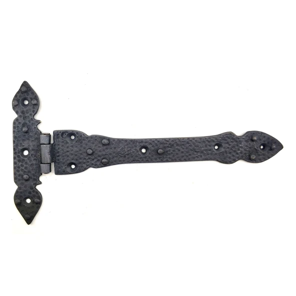 Antika Tarz Dekoratif Pirinç Kuyruklu Lale Menteşe - 147x193 mm, Oksit ürün görseli 1