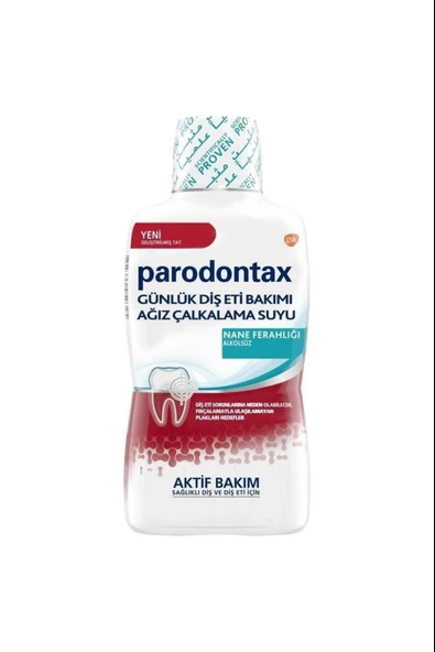 Parodontax Günlük Diş Eti Bakımı Ağız Çalkalama Suyu Nane Ferahlığı 500 ml ürün görseli 1