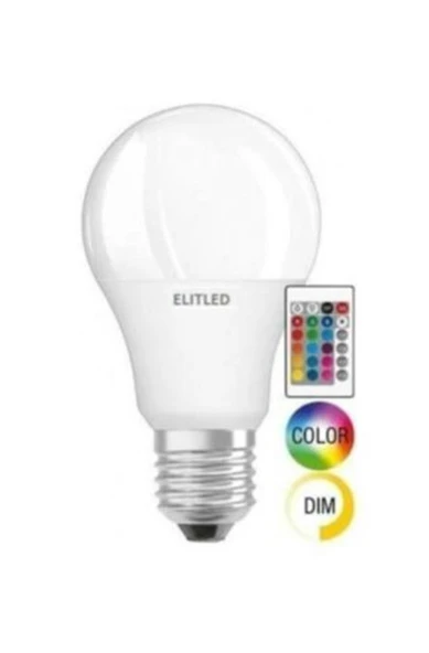 Elitled 9W Rgb Kumandalı Led Ampül ürün görseli 1