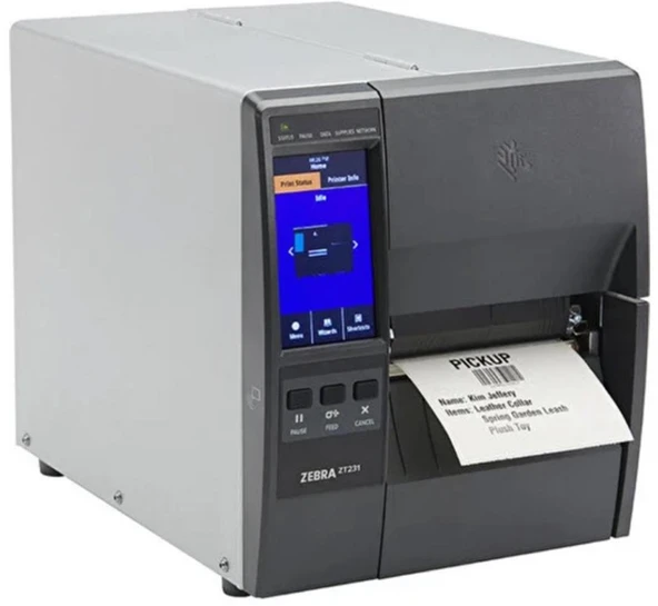Zebra Zt231T Termal Transfer 203 Dpi Usb, Seri, Ethernet Endüstriyel Barkod Yazıcı ürün görseli 1