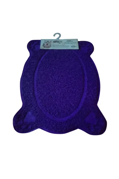 Maxi Life Kedi Tuvaleti Paspası Elips 60 x 45 Cm Mor ürün görseli 1