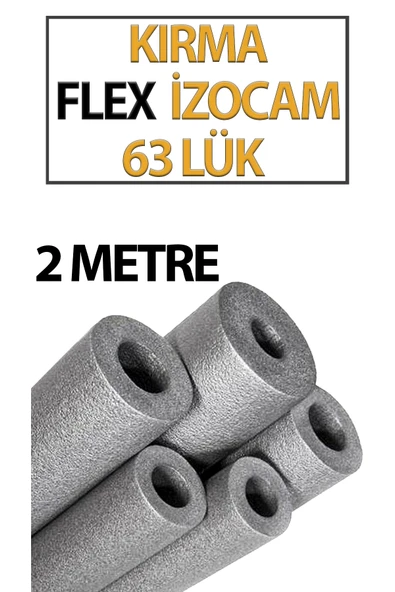 Kırma Fleksi İzocam 63'lik boruya uygundur 2 Metre Uzunluğundadır ürün görseli 1