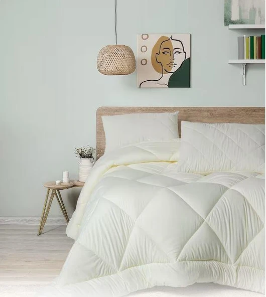 Cotton Box Softwash Tek Kişilik Yorgan Seti Ekru ürün görseli 1