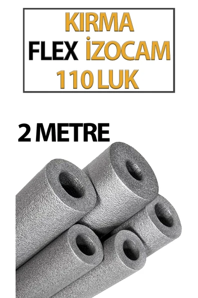 Kırma Fleksi İzocam 110'luk boruya uygundur 2 Metre Uzunluğundadır ürün görseli 1