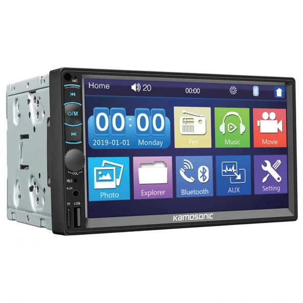 Kamosonic Ks-g753 Teyp Double Dın 7 İnç Mirrorlink 7" ürün görseli 1