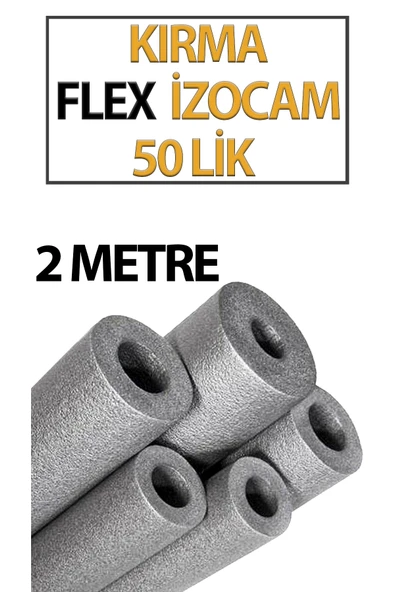 Kırma Fleksi İzocam 50'lik boruya uygundur 2 Metre Uzunluğundadır ürün görseli 1