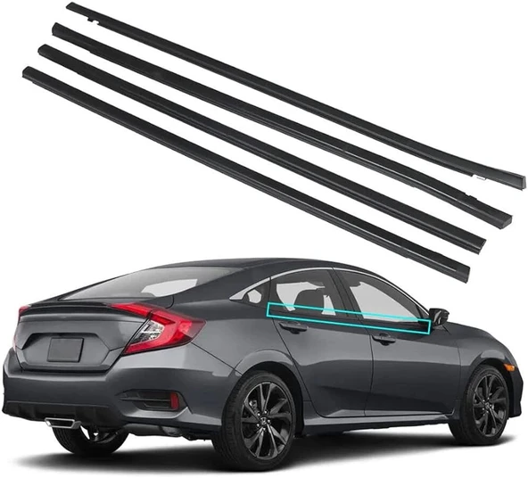 Honda Civic 2016-2021 Cam Sıyırıcı Ön Sol Fc5 (Oem No: 72450-Tea - T01) ürün görseli 1