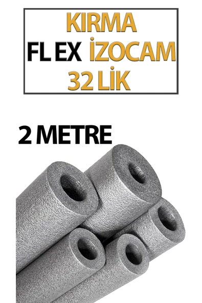 Kırma Fleksi İzocam 32'lik boruya uygundur 2 Metre Uzunluğundadır ürün görseli 1
