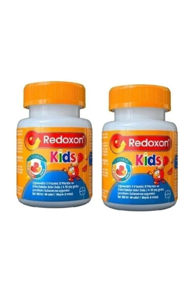 Redoxon Kids Çiğnenebilir 60 Tablet 2'li Paket ürün görseli 1