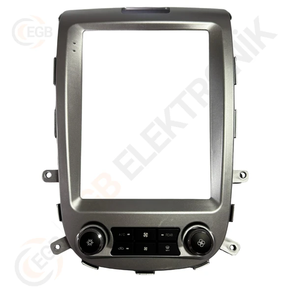 HYUNDAI SANTAFE TESLA HIGH 2006-2012 CR564S ÇERÇEVE GÜMÜŞ 9.7' (RS-089) ürün görseli 1