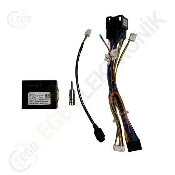 FIAT 500 2007-2015 9' SİYAH TAC-427 - Resim 2