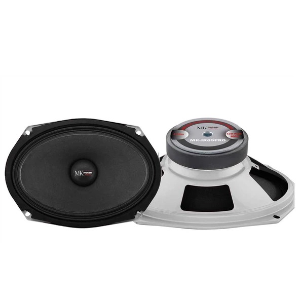 MK MAVEN KLANG MK-IR69PRO 6X9" 400 WATT OVAL KAPAKLI MİDRANGE HOPARLÖR TAKIMI ürün görseli 1