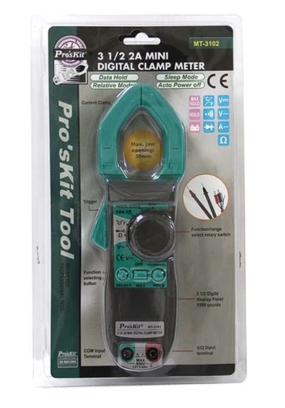 Proskit MT-3102 1/2 2A El Tipi Digital Pensampermt - Resim 2