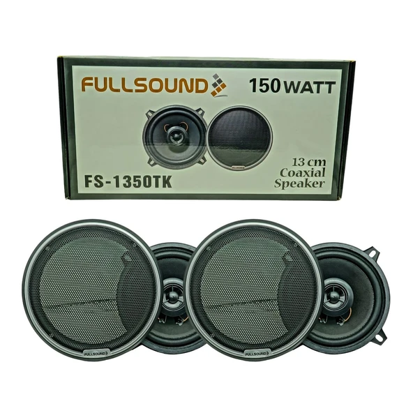 FULLSOUND FS-1350TK 13 CM TWEETERLI KAPAKLI OTO HOPARLÖR TAKIMI ürün görseli 1