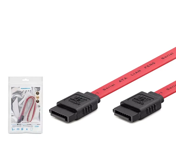 HADRON HDX-5503 SATA Data Kablosu 40 cm - Kırmızı (AVD-251) ürün görseli 1