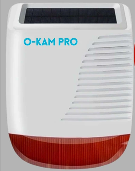 O-KAM 3032 ALARM SİRENİ SOLAR WIFI ürün görseli 1