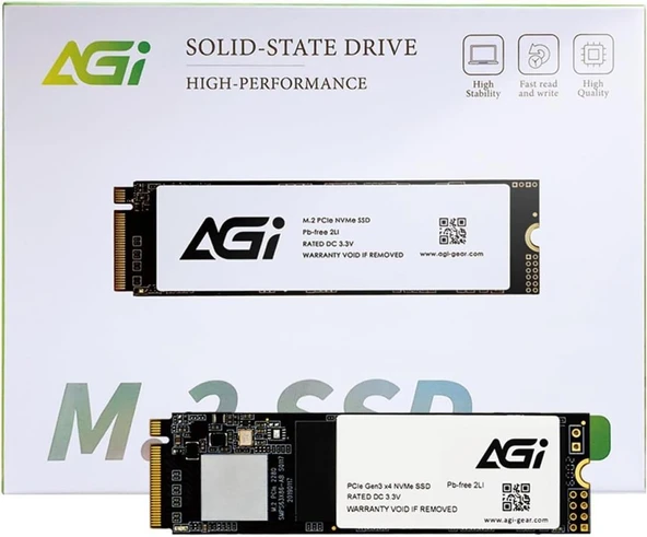 Agi AGI512GIMAI298-CB PCI-Express 3.0 512 GB M.2 SSD ürün görseli 1