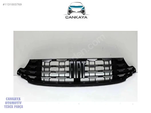 Fiat Egea (2020 Yılında Çıkan Kasa) Ön Panjur Nikelajsız Armalı (Siyah) (Oem No: 735754043) ürün görseli 1