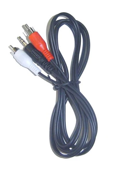 2 RCA 3.5mm Kablo 1.5 Metre G-530A (SKT-84) ürün görseli 1