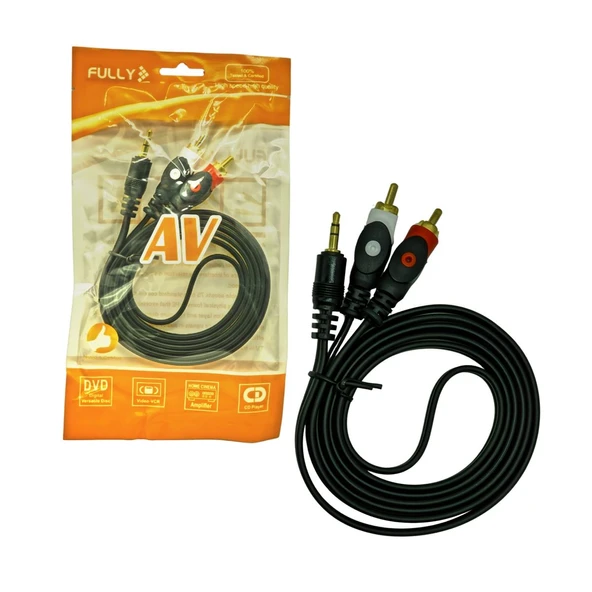 2 Rca 3.5mm Stereo 1.5mt Kablo G-530AD (SKT-81) ürün görseli 1