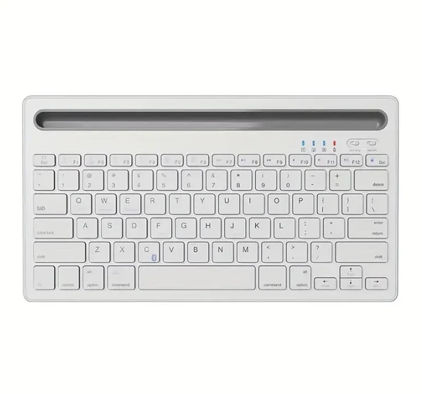ZR206 Beyaz K6100 Kablosuz Klavye - Resim 2