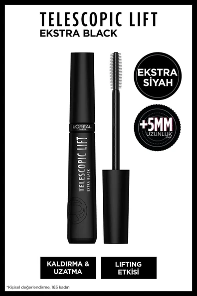 L'Oréal Paris Telescopic Lift Extra Black Maskara ürün görseli 1