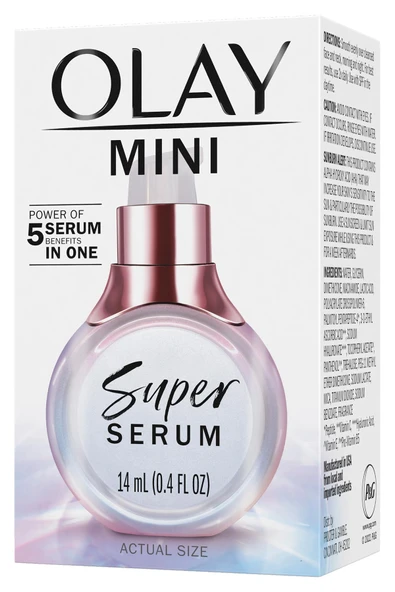 Olay Mini Super Serum Aydınlatıcı ve Yenileyici Yüz Serumu 14ML ürün görseli 1