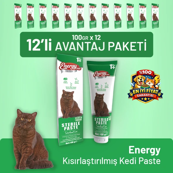 Kısırlaştırılmış Kedi Paste 100 g - 12 Adet ürün görseli 1