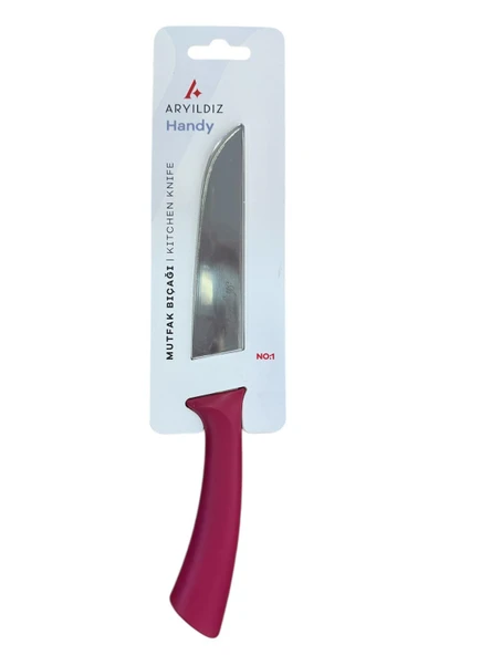 Aryıldız Handy Mutfak Bıçağı No:1 Bordo 14cm 297650 ürün görseli 1