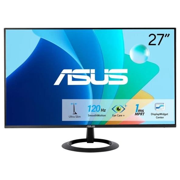 Asus 27" VZ279HG 1ms 120Hz Hdmi Vga Çerçevesiz IPS Monitör ürün görseli 1