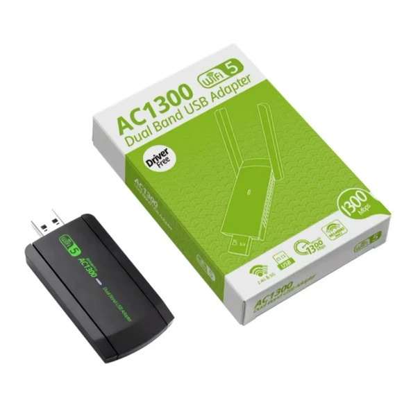 ZR633 Ac1300 Driver Free Usb Adaptör - Resim 2