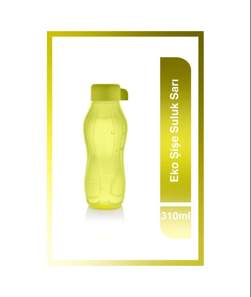 TUPPERWARE ECO+ ŞİŞE SULUK 310 ML  SARI ürün görseli 1
