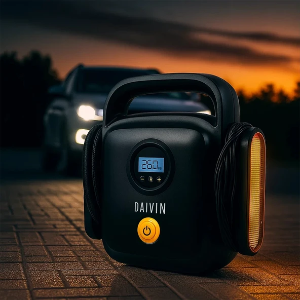 Daivin Quickair Taşınabilir Araç Hava Kompresörü - Resim 2