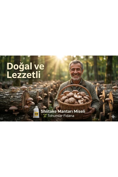 100 gram Shitake Mantar Tohumu Miseli - Resim 2