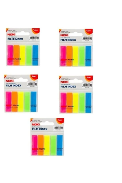 Memo Film Index 5 Renk 12x45mm 25 Yp. 5 Adet ürün görseli 1